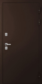 Входная дверь Аляска ТЕРМО Антик медь ФЛ-7 Бетон крем AGAT